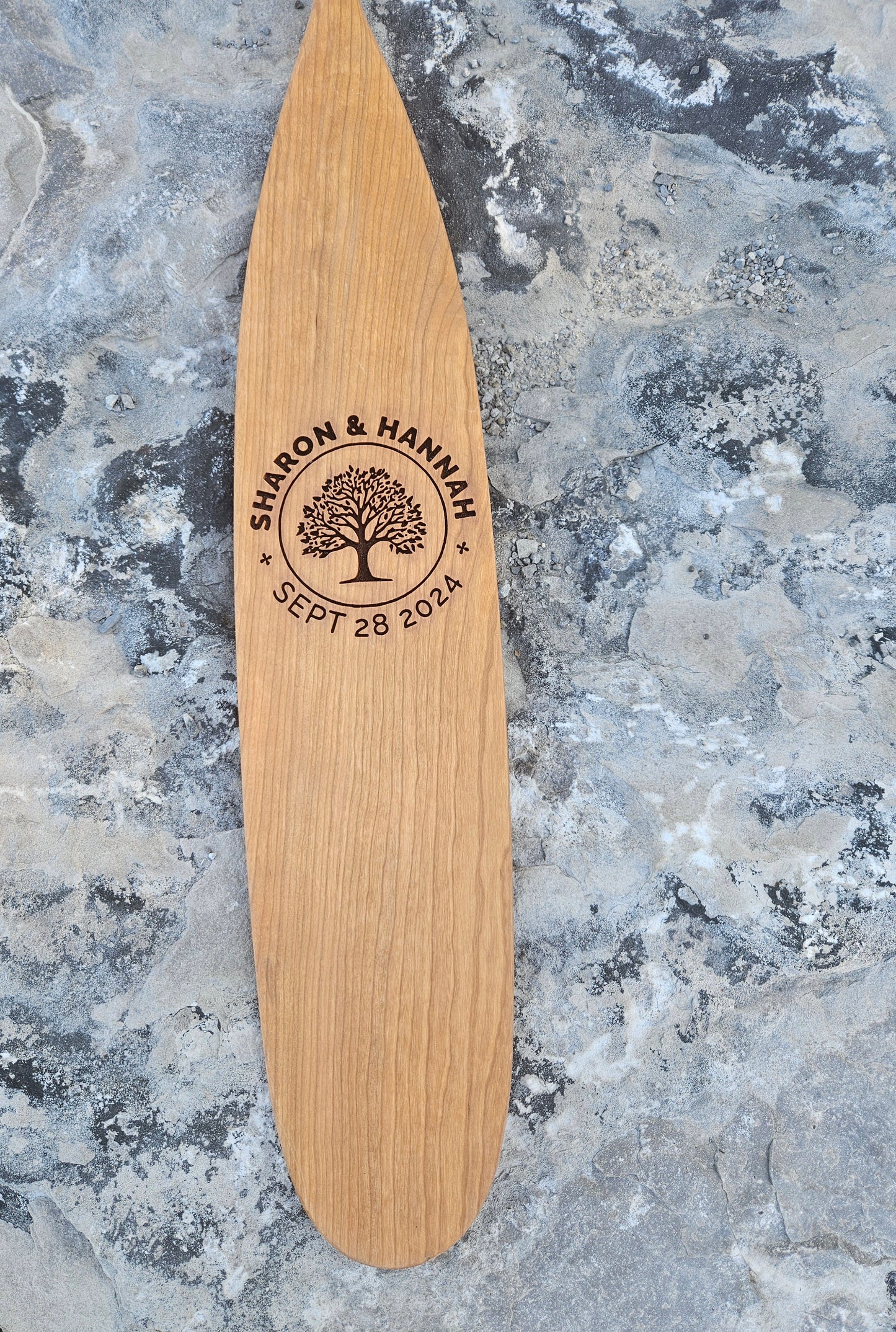 CUSTOM LASER PADDLE ENGRAVING