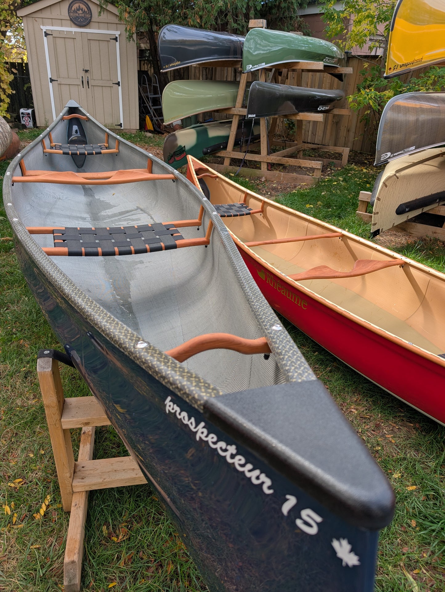 FACTORY 2ND RHEAUME 15' PROSPECTOR KEVLAR CANOE