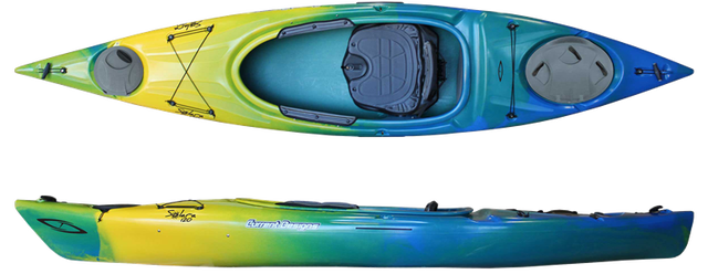 Current Designs Solara 120R Kayak, a versatile and comfortable kayak that's ideal for the entire family. From kids to full-sized adults, the Solara 120R is perfect for keeping at the lake house or for spontaneous trips to the local pond. 
