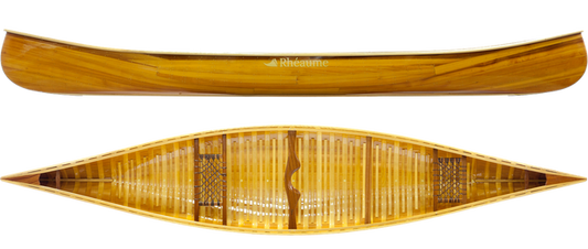 FOR SALE: Rheaume 16’ Trader Cedar Canoe: Elegance and Performance in Every Stroke