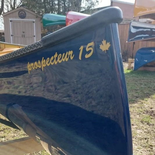 Rheaume 15' Prospector Kevlar Canoe with Composite Gunwales: A Light, Versatile Craft for Paddlers of All Levels