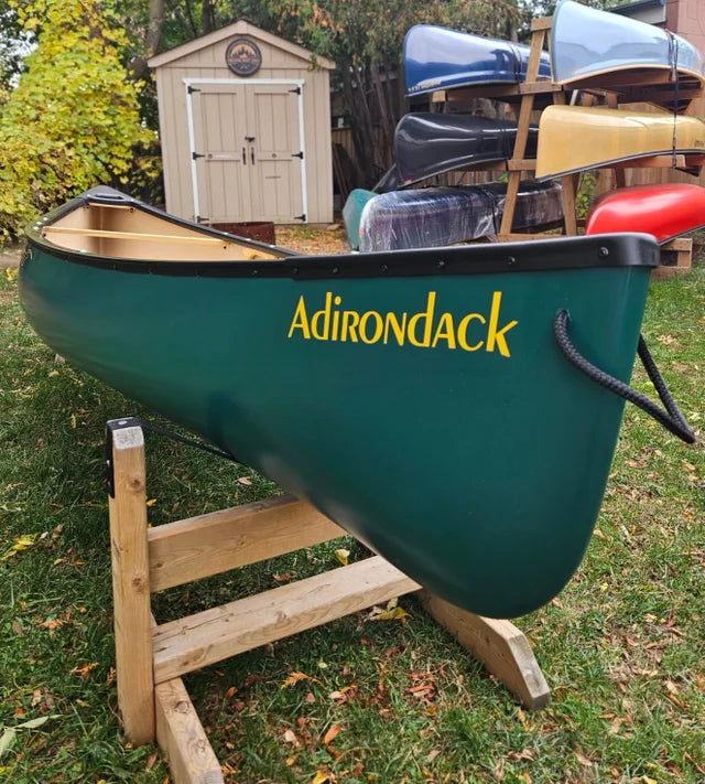 Esquif Adirondack 12' T-Formex Canoe: Dual Paddling Modes for Enhanced Flexibility: The Adirondack's design versatility allows it to be paddled efficiently with either a traditional single canoe blade or a double kayaking blade.
