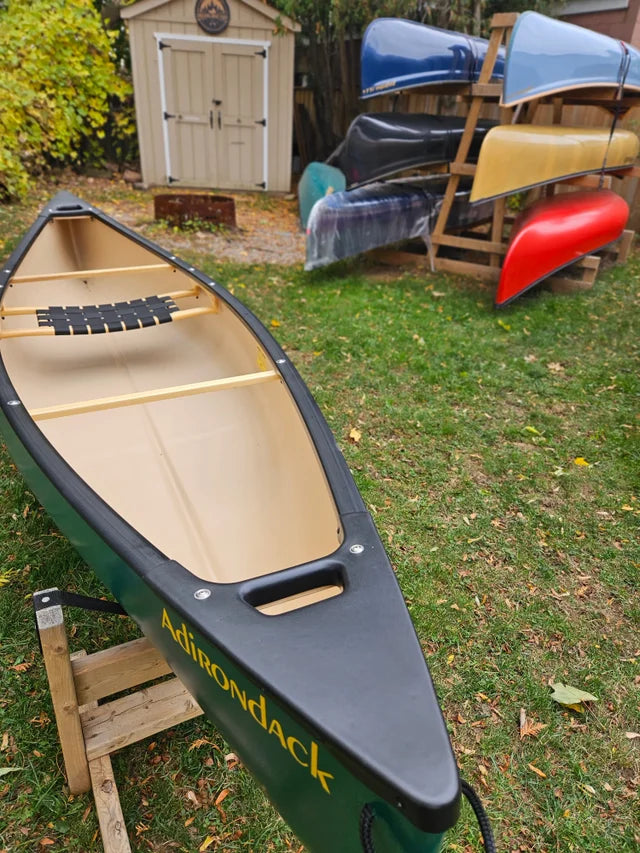 Esquif Adirondack 12' T-Formex Canoe:  Constructed with the durable and reliable T-Formex material, the Adirondack not only assures longevity but also maintains a sleek and stylish appearance.