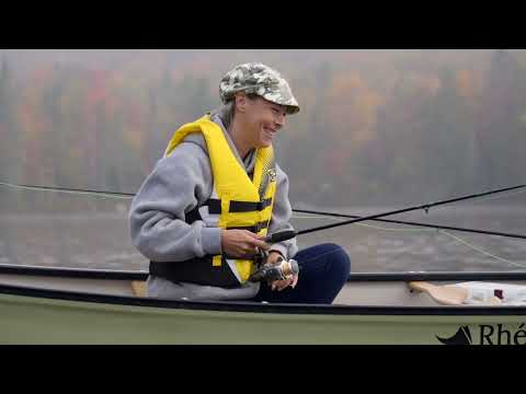 VIDEO: Rheaume 14' Raccoon Kevlar Canoe - Navy Blue: A Multipurpose Marvel for Water Enthusiasts
