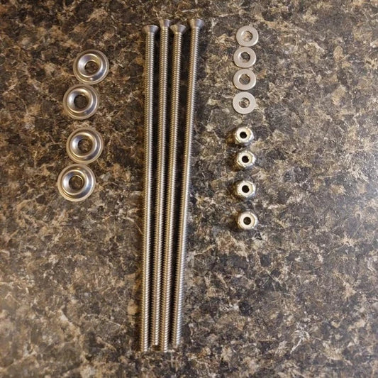 Stainless Steel Hardware for Canoe Customization and Repair