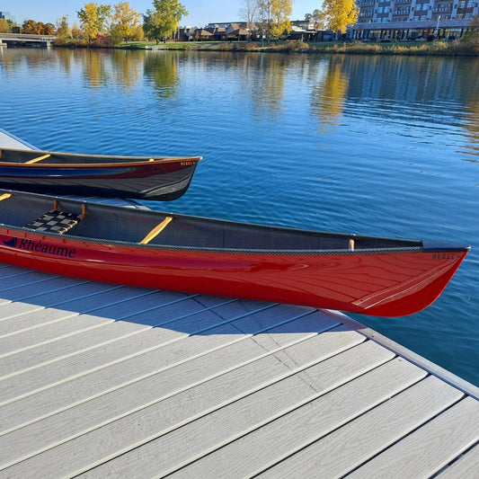 FOR SALE: Rheaume 14'3 Rebel Ruby Kevlar Canoe with Composite Gunwales