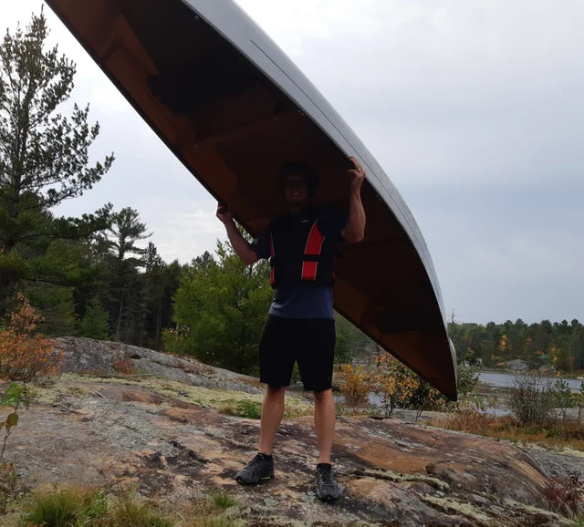 Deep Dish Yoke - Carrying your canoe is more balanced and controlled with this yoke. Its design aids in keeping the canoe steady on your shoulders, reducing the likelihood of tilting and making your portage more efficient and comfortable.
